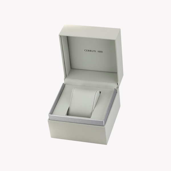 Cerruti 1881 Men's Silver Stainless Steel, Dark Blue | Ciwgh2116702 by i-watch