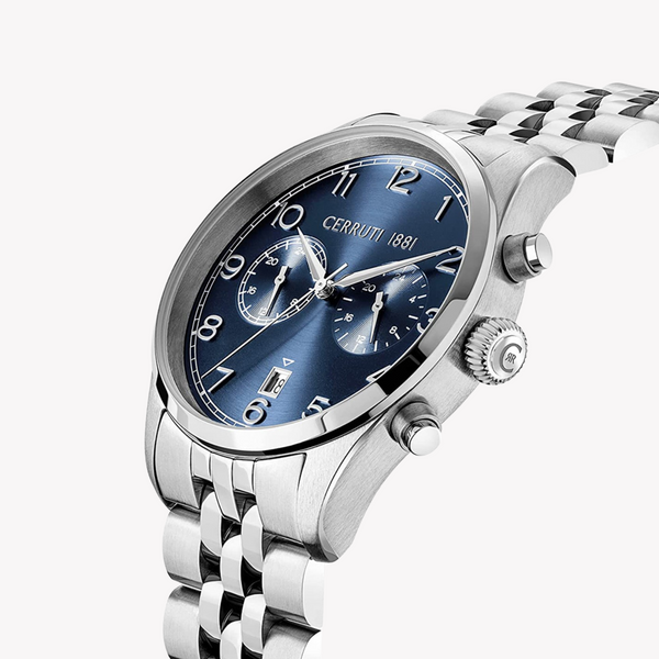 Cerruti 1881 Men's Stainless Steel Blue Watch | Ciwgk2113601 by i-watch
