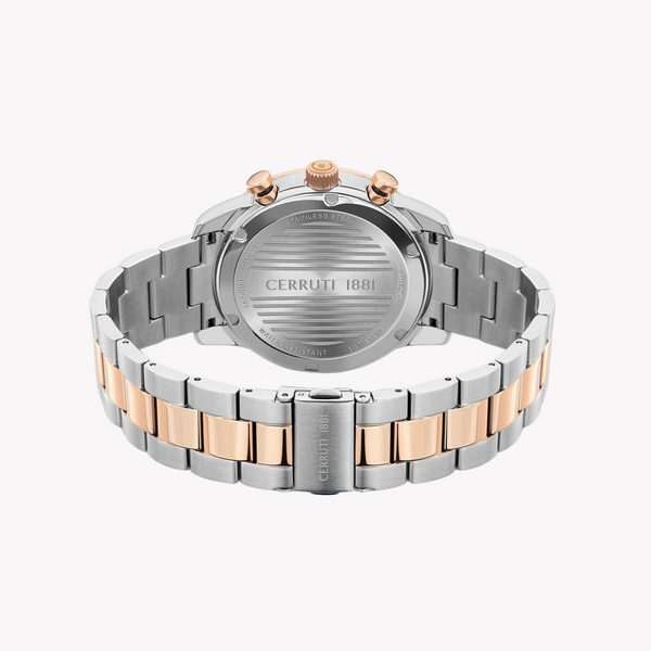 Cerruti 1881 Men's Silver/Rose Gold Quartz Watch | Ciwgk2116602 by i-watch