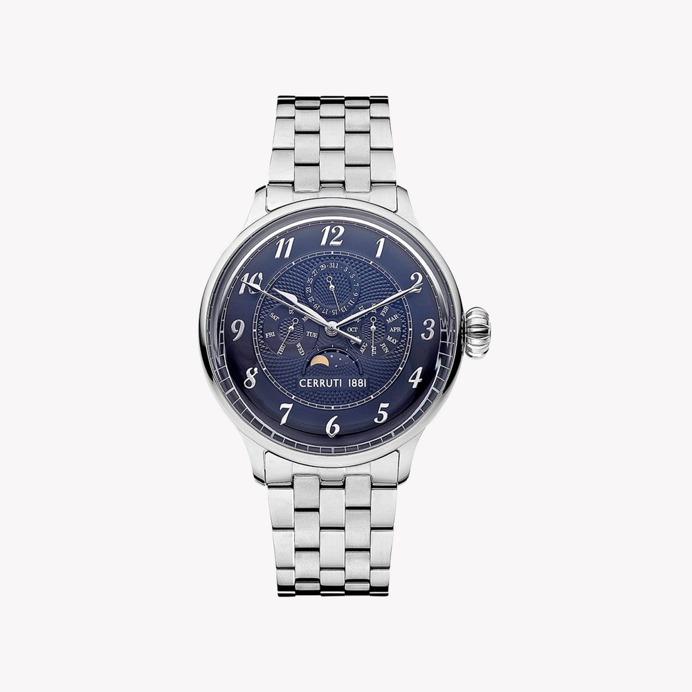 Cerruti 1881 Men's Stainless Steel Dark Blue Watch | Ciwgk2205704 by i-watch