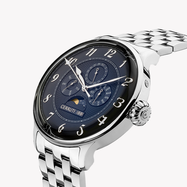 Cerruti 1881 Men's Stainless Steel Dark Blue Watch | Ciwgk2205704 by i-watch