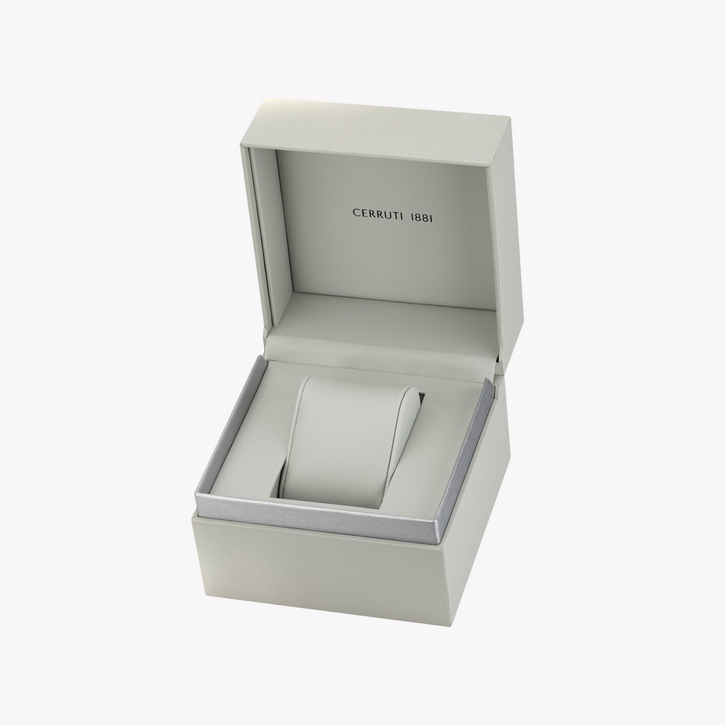 Cerruti 1881 Men's Stainless Steel/Brown Rubber Watch | Ciwgo2206101