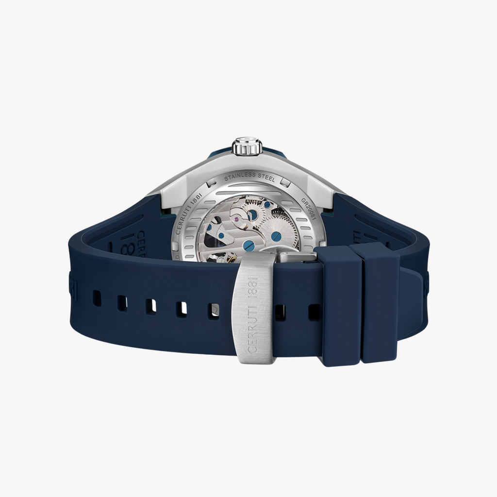 Cerruti 1881 Men's Stainless Steel & Rubber Watch | Ciwgr2008103