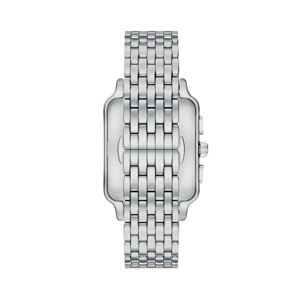 Emporio Armani Men's Silver Watch, Blue Sunray Dial | AR11750