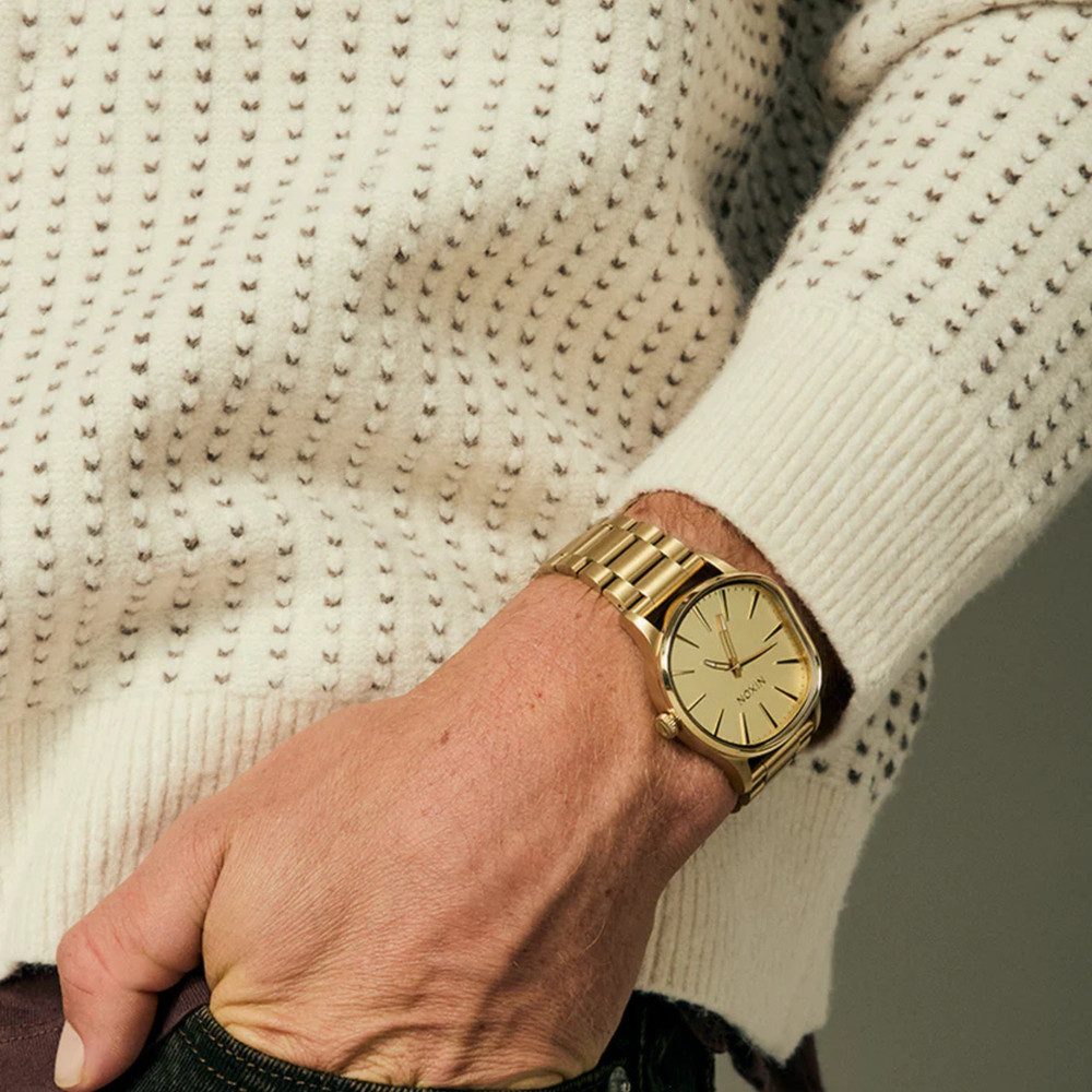 Nixon Unisex Gold Watch, Gold Dial | A1461-502