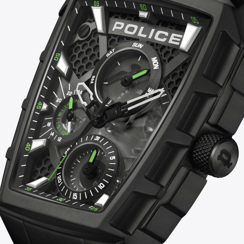 Police Men's Black Watch, Black Dial | PEWGQ0056801