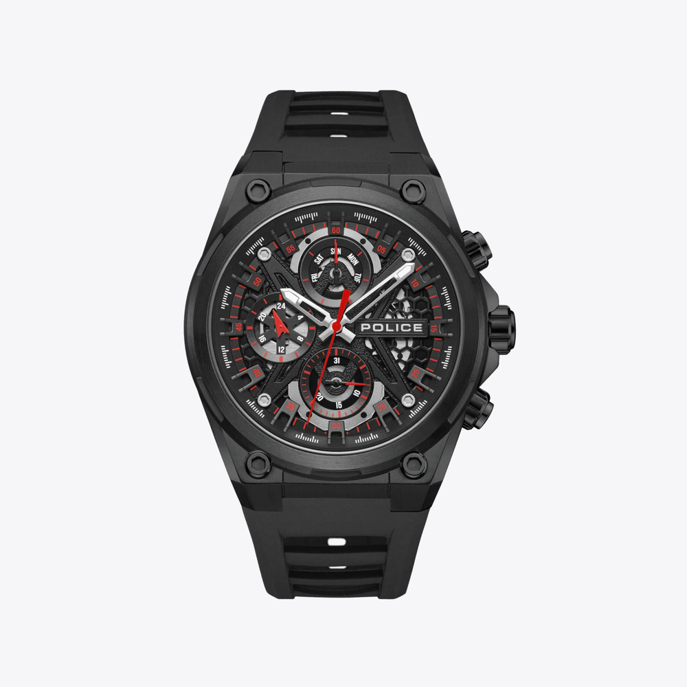Police Men's Black Watch, Black Dial | PEWGQ0054303