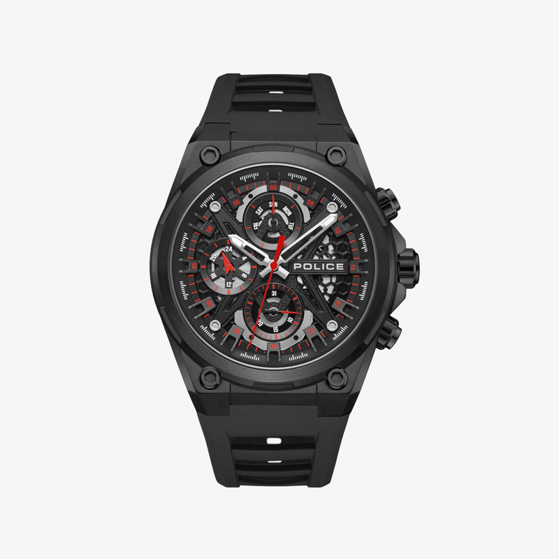 Police Men's Black Watch, Black Dial | PEWGQ0054303