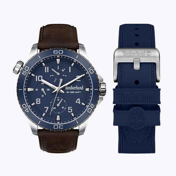 Timberland Men's Black Watch, Blue Dial | TDWGF00838X0