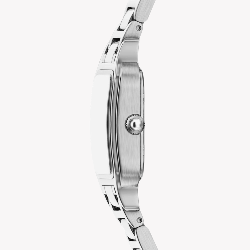 Emporio Armani Women's Silver Watch, White Mother Of Pearl Dial | AR11742