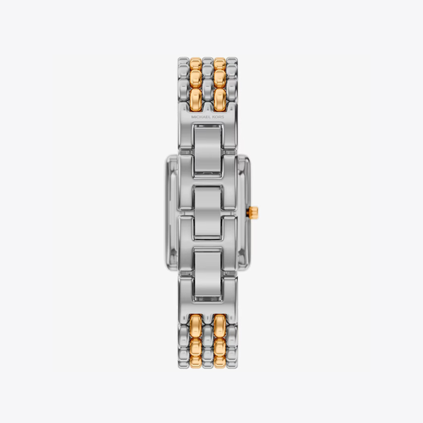 Michael Kors Women's Silver & Rose Gold Watch, Silver Dial | MK4999