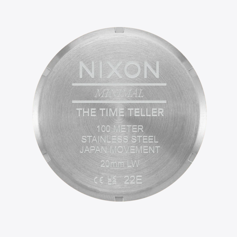 Nixon Unisex Silver & Rose Gold Unisex Watch, Black Dial | A045-5383