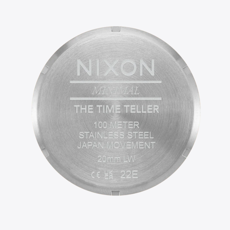 Nixon Unisex Silver & Rose Gold Unisex Watch, Black Dial | A045-5383