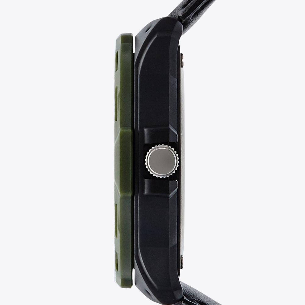 Casio Men's Black & Green Men's Watch, Black Dial | MRW-200HB-1BVEF
