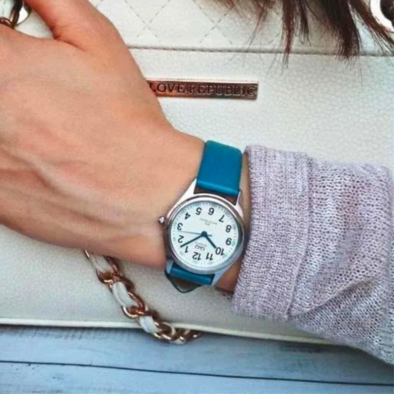Q&Q Women's Silver Watch, White Dial | QZ09J344Y
