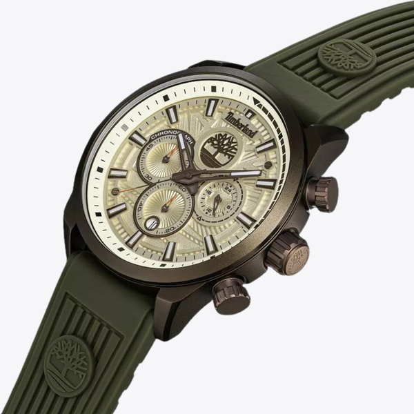 Timberland Men's Brown Watch, Beige Dial | TDWGQ00949X1