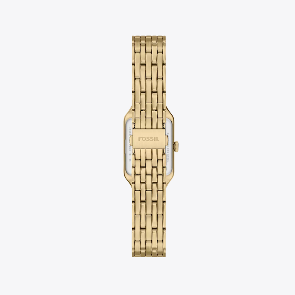 Raquel Mini Three-Hand Gold-Tone Stainless Steel Watch