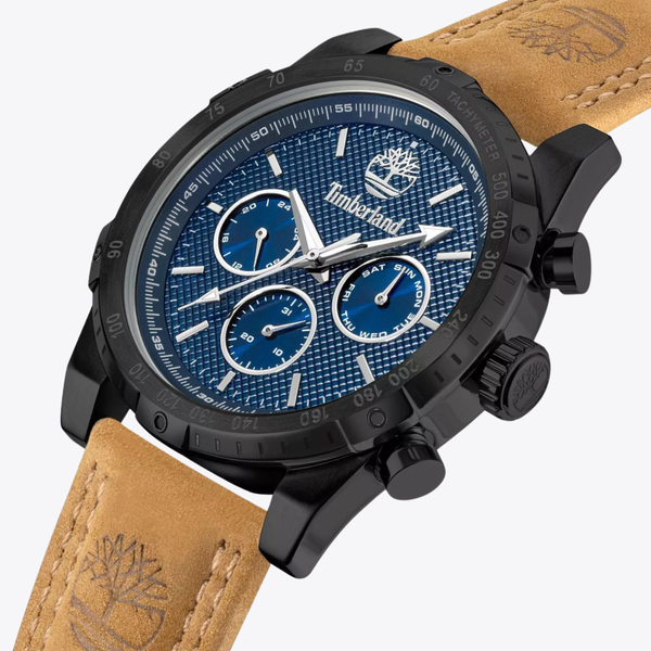 Timberland Men's Black Watch, Blue Dial | TDWGF2230406