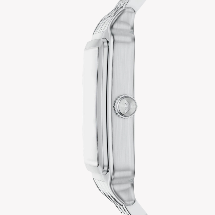 Emporio Armani Men's Silver Watch, Blue Dial | AR11754