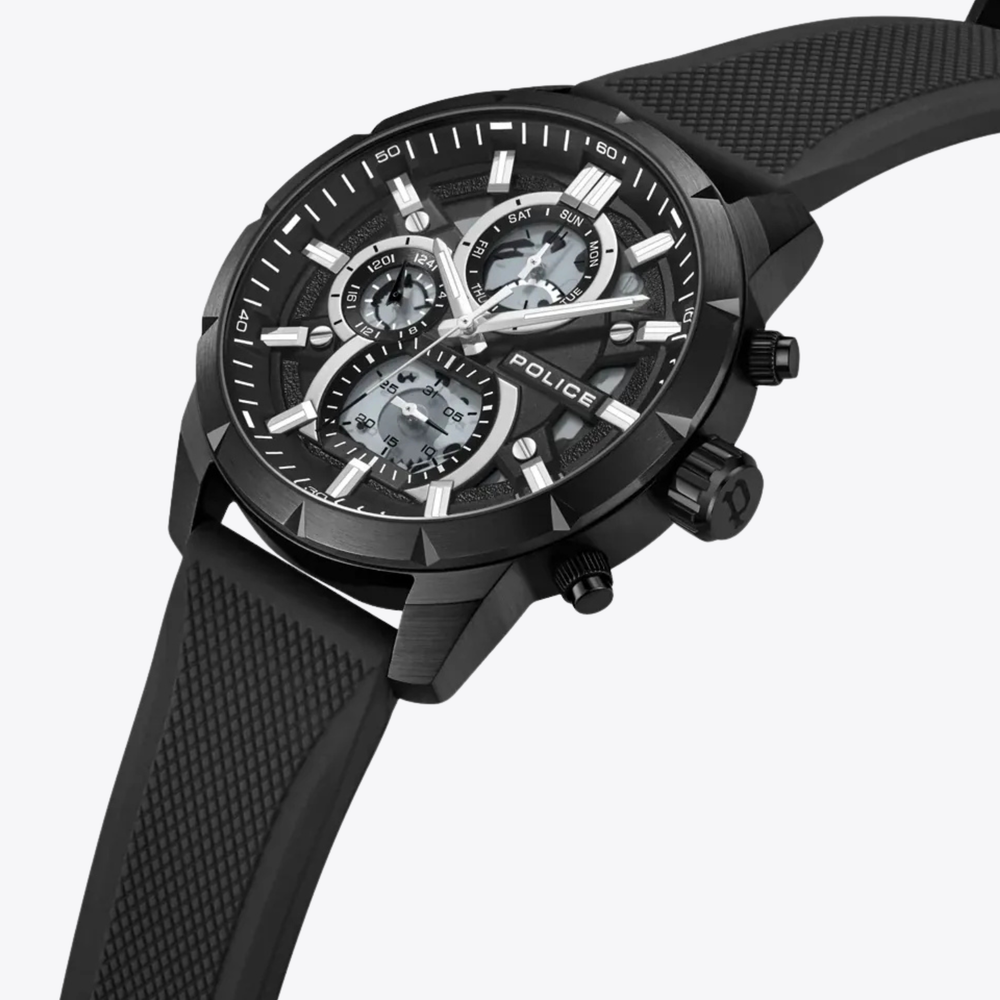 Police Men's Black Watch, Black Dial | PEWJQ0058703