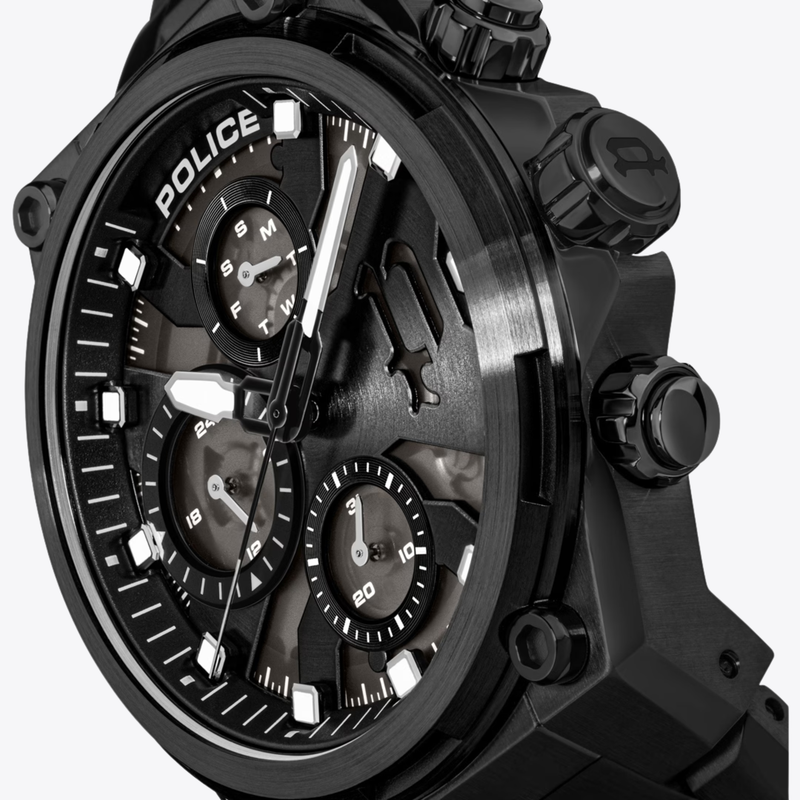 Police Men's Black Watch, Black Dial | PEWGK2239106