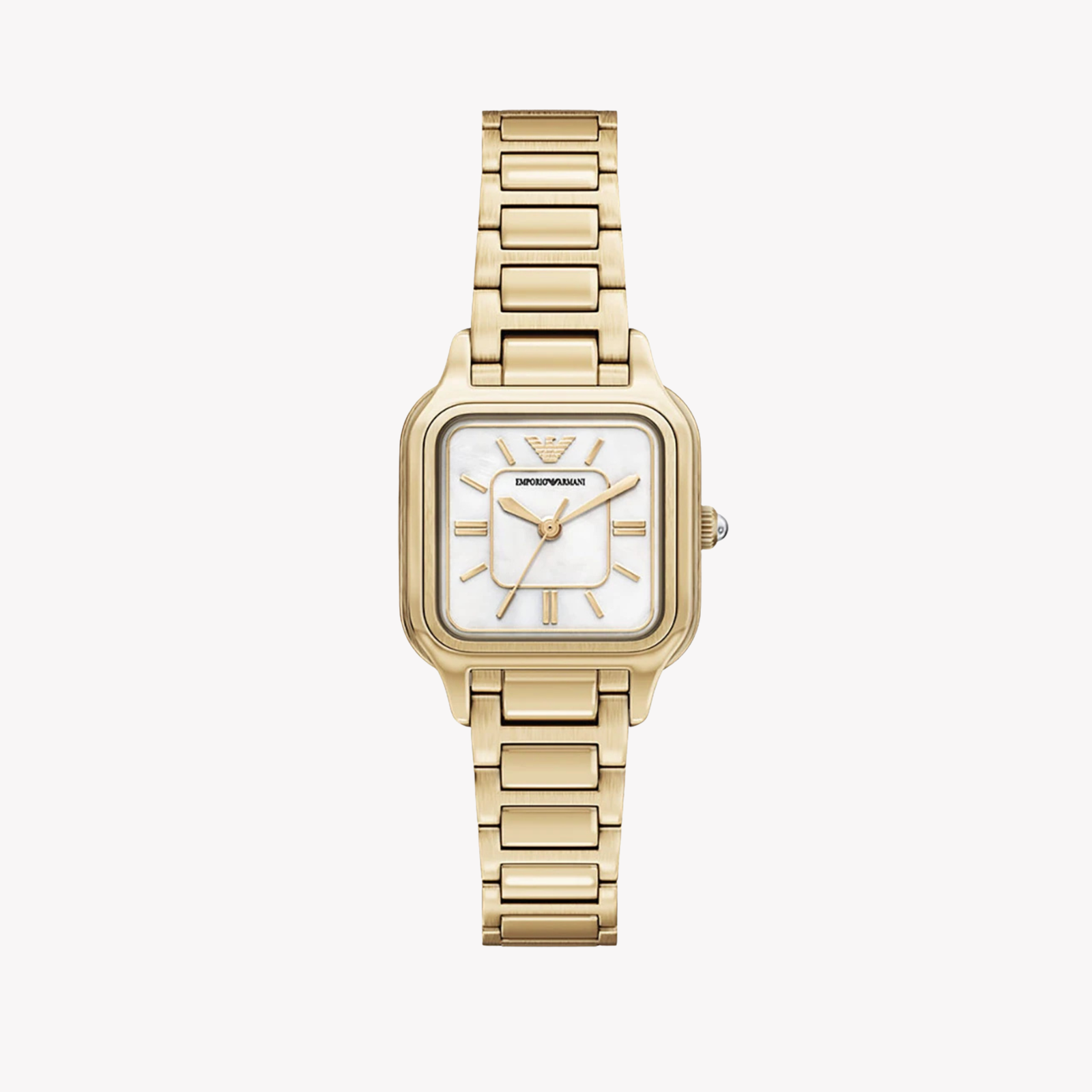 Emporio Armani Women's Gold Watch, Mother of Pearl Dial | AR11744