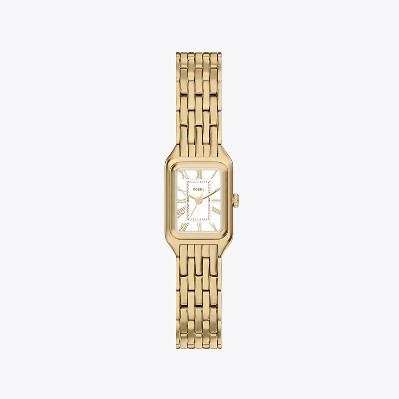 Raquel Mini Three-Hand Gold-Tone Stainless Steel Watch