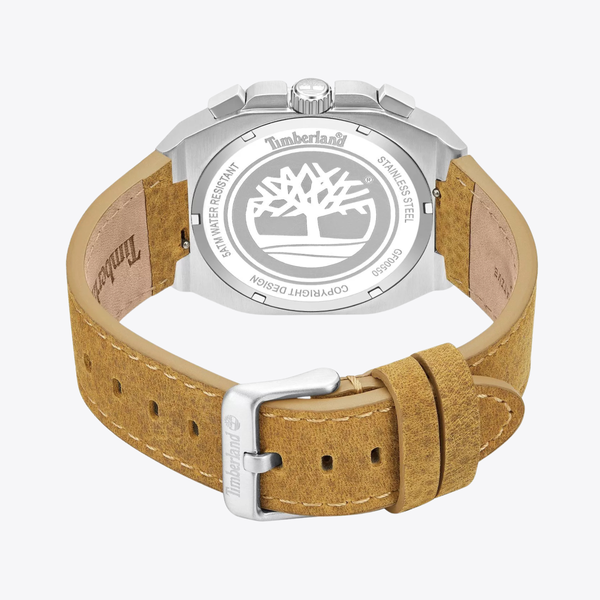 Timberland Men's Silver Watch, Green Dial | TDWGF0055002