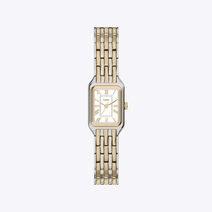 Raquel Mini Three-Hand Two-Tone Stainless Steel Watch