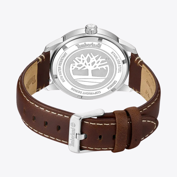Timberland Men's Silver Watch, Blue Dial | TDWGB00834X1