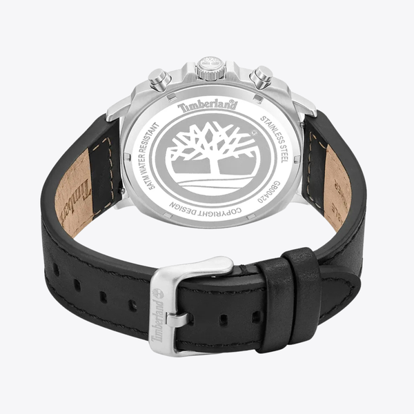 Timberland Men's Silver Watch, Green Dial | TDWGB0042008