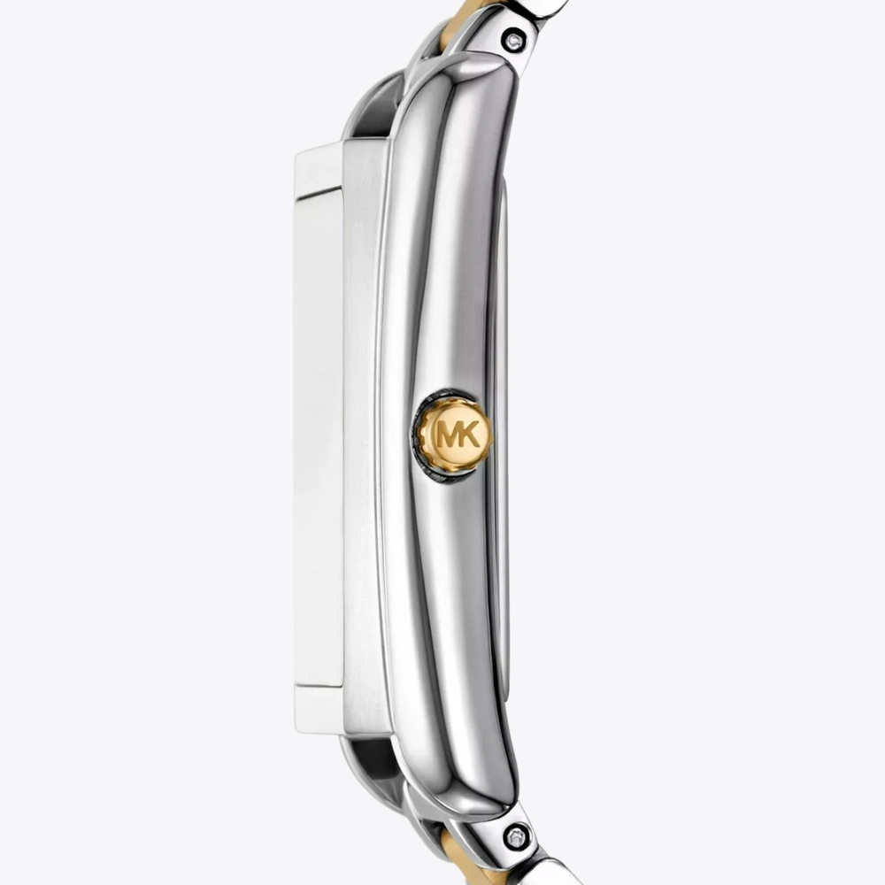 Michael Kors Women's Silver & Gold Women's Watch, Silver Dial | MK4967