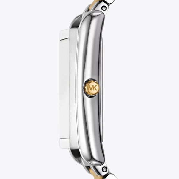 Michael Kors Women's Silver & Gold Women's Watch, Silver Dial | MK4967