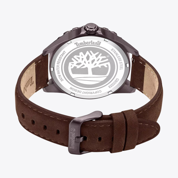 Timberland Men's Gunmetal Watch, Grey Dial | TDWGB0055802