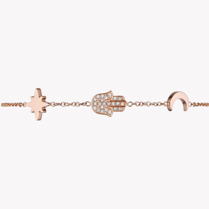 Emporio Armani Women's Rose Gold  Bracelet, Milanese Mesh | EG5050