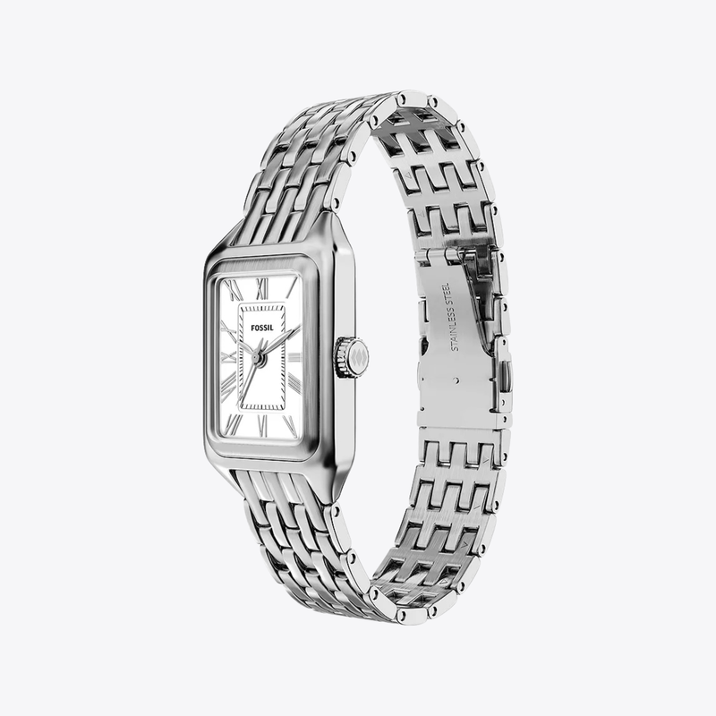 Raquel Mini Three-Hand Stainless Steel Watch