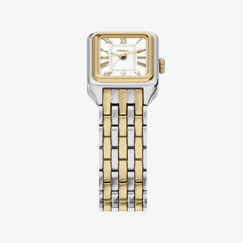 Raquel Mini Three-Hand Two-Tone Stainless Steel Watch