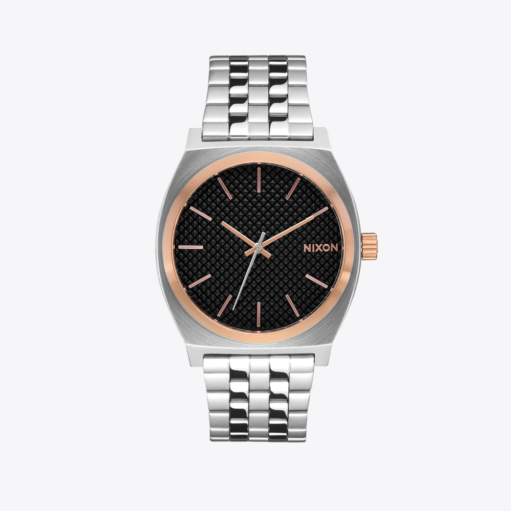 Nixon Unisex Silver & Rose Gold Unisex Watch, Black Dial | A045-5383