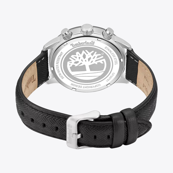 Timberland Men's Silver Watch, Blue Dial | TDWGF0075101