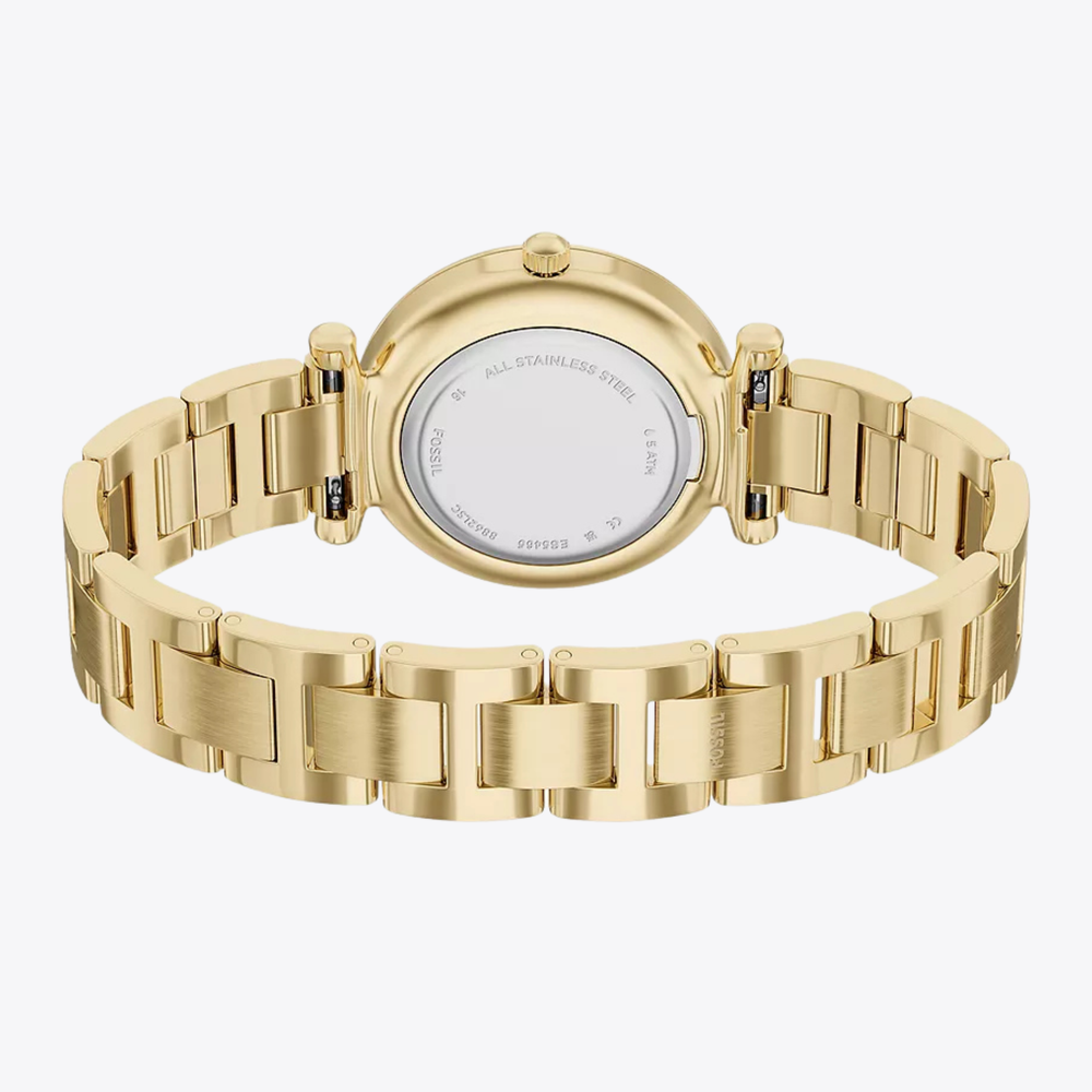 Carlie Three-Hand Gold-Tone Stainless Steel Watch