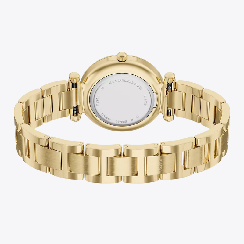 Carlie Three-Hand Gold-Tone Stainless Steel Watch