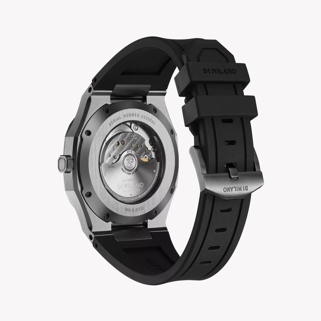D1 MILANO Men's Stainless Steel, Black | D1-ATRJ11
