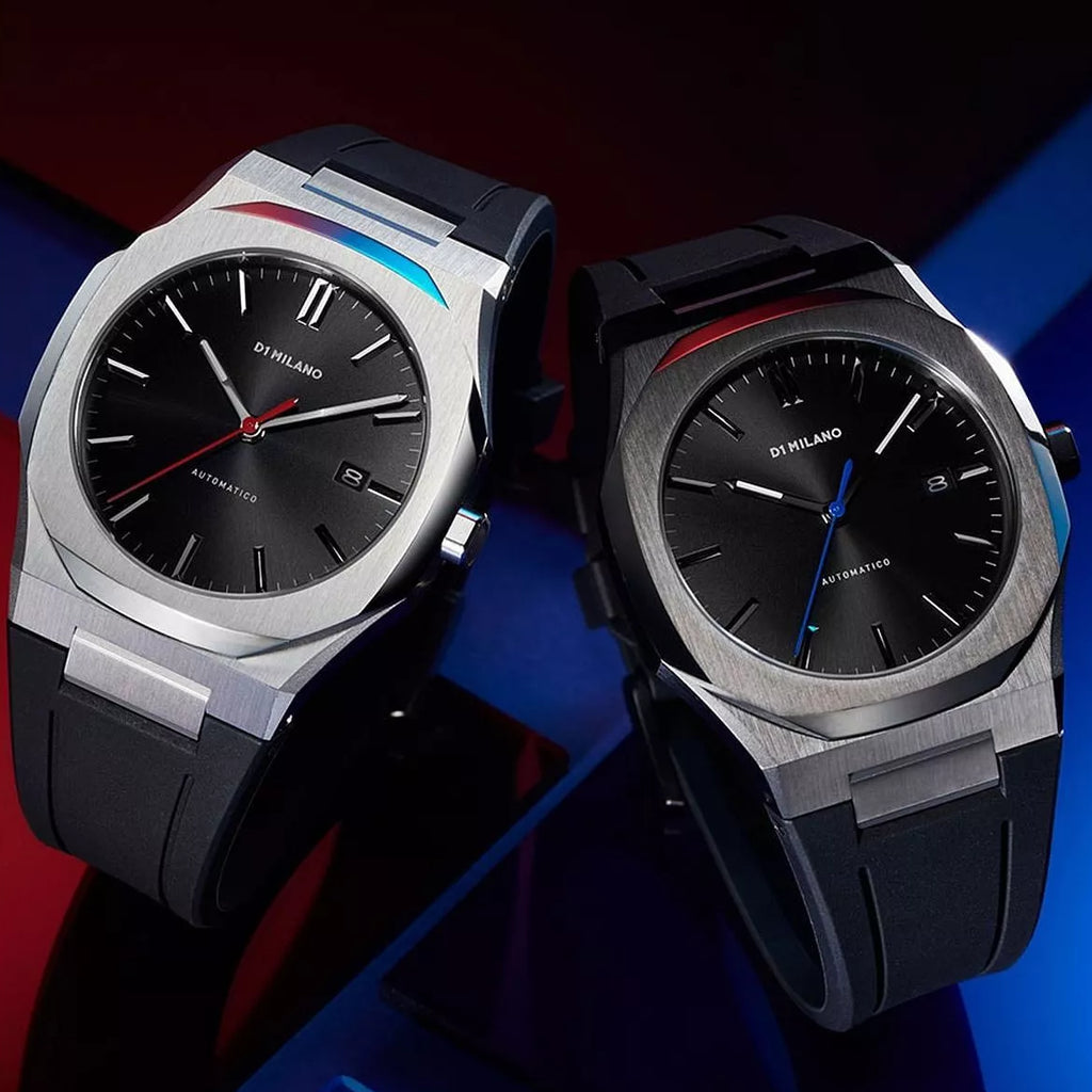 D1 MILANO Men's Stainless Steel, Black | D1-ATRJ11