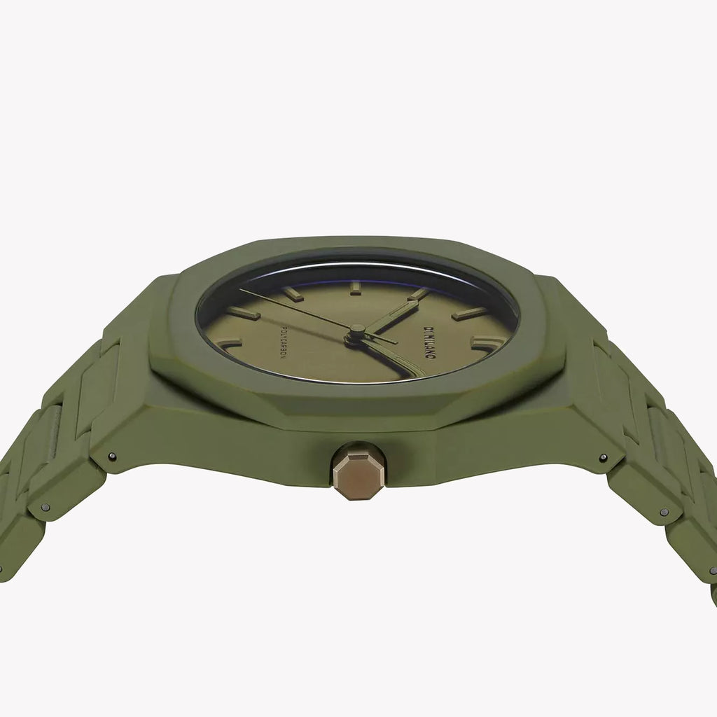 D1 MILANO Men's Green Polycarbonate Watch | D1-PCBJ22