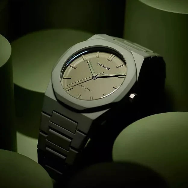 D1 MILANO Men's Green Polycarbonate Watch | D1-PCBJ22 by i-watch