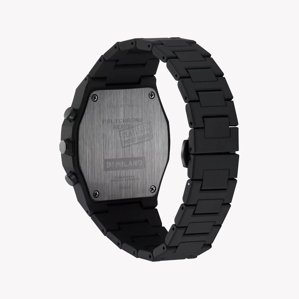 D1 MILANO Men's Black Polycarbonate Watch | D1-PHBJSH by i-watch