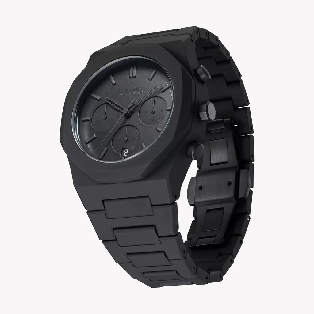 D1 MILANO Men's Black Polycarbonate Watch | D1-PHBJSH