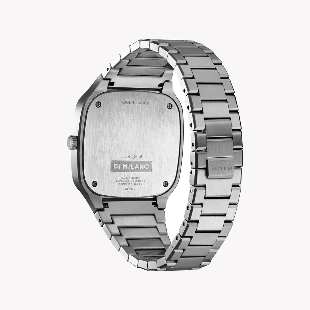 D1 MILANO Unisex Stainless Steel Watch, Blue Dial | D1-SQBJ07 by i-watch