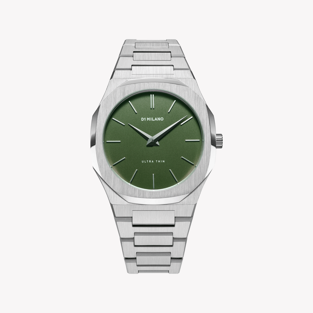 D1 MILANO Unisex Stainless Steel Green Watch | D1-UTBJ06