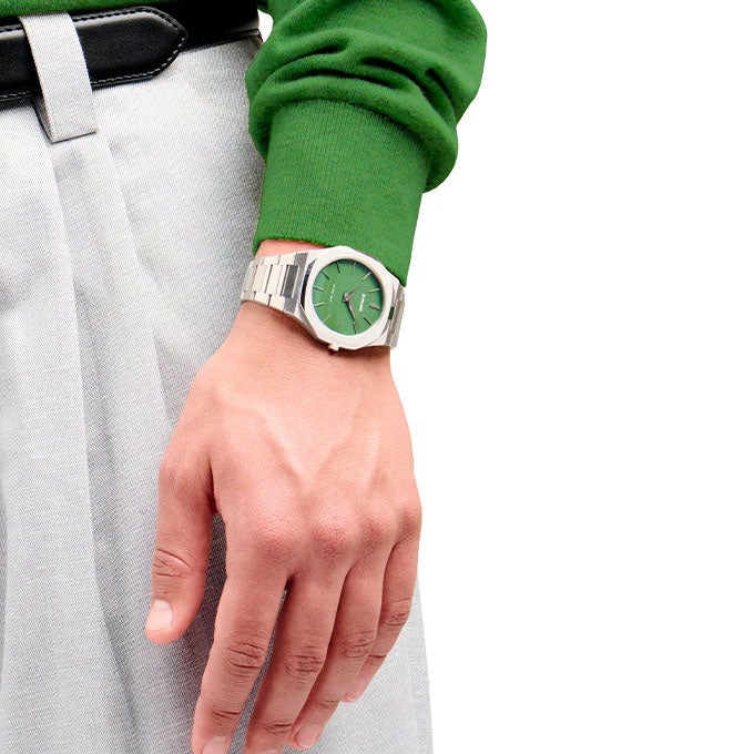 D1 MILANO Unisex Stainless Steel Green Watch | D1-UTBJ06